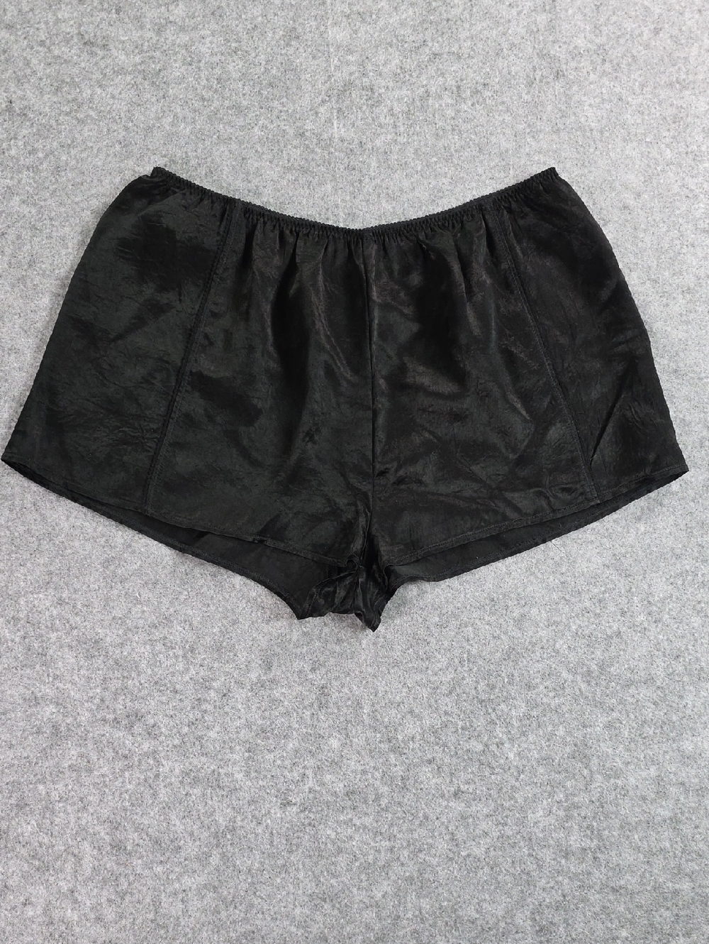 J. Crew X Anna October Black Satin Shorts